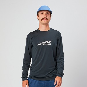 Altra EVERYDAY PERFORMANCE LONG SLEEVE Miesten T-Paita Mustat | Suomi AL4213Y51