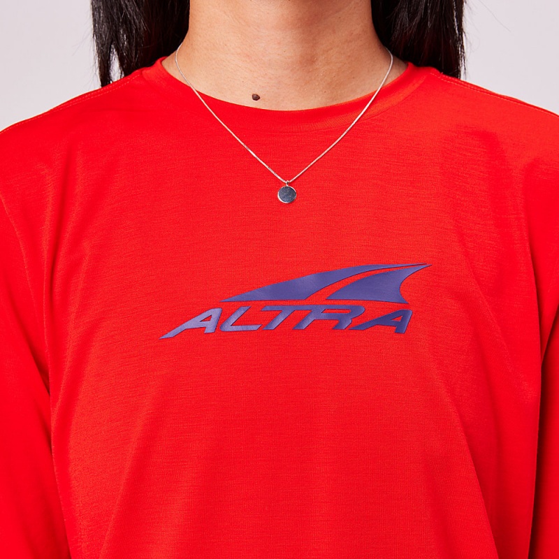 Altra EVERYDAY PERFORMANCE LONG SLEEVE Naisten T-Paita Punainen | Suomi AL1372B30