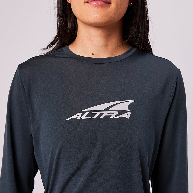 Altra EVERYDAY PERFORMANCE LONG SLEEVE Naisten T-Paita Mustat | Suomi AL1590M13