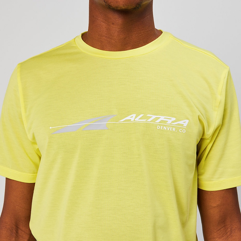 Altra EVERYDAY PERFORMANCE SHORT SLEEVE Miesten T-Paita Keltainen | Suomi AL6314G60