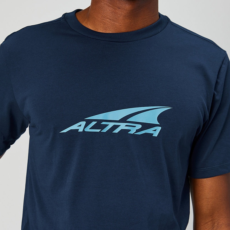 Altra EVERYDAY RECYCLED TEE Miesten T-Paita Sininen | Suomi AL8795P80