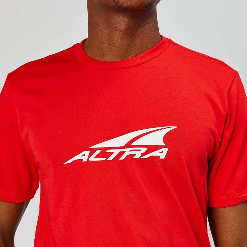 Altra EVERYDAY RECYCLED TEE Miesten T-Paita Punainen | Suomi AL8109A50