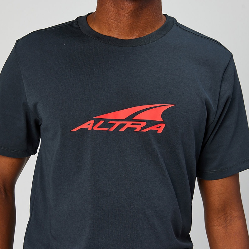 Altra EVERYDAY RECYCLED TEE Miesten T-Paita Mustat | Suomi AL6389S54