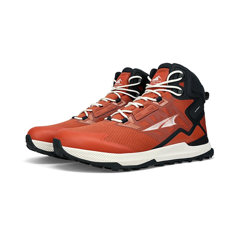 Altra LONE PEAK ALL-WTHR MID 2 Miesten Vaellussaappaat Oranssi | Suomi AL4082K36