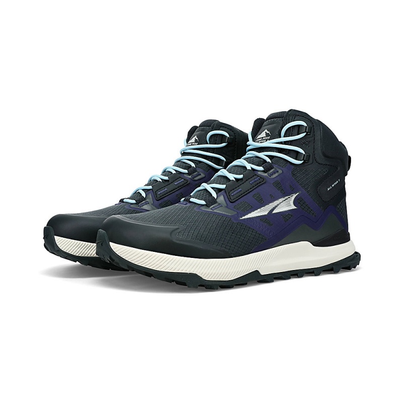 Altra LONE PEAK ALL-WTHR MID 2 Naisten Vaellussaappaat Mustat | Suomi AL6410X23