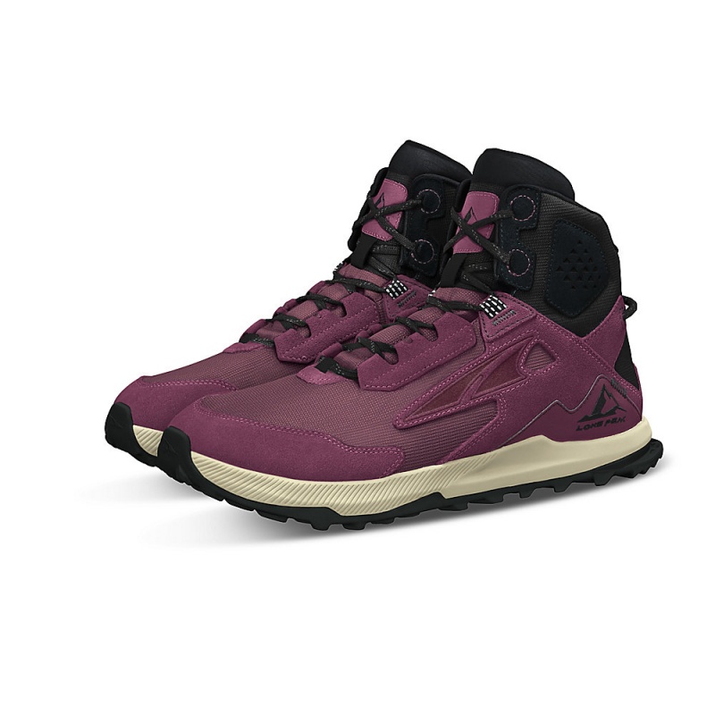 Altra LONE PEAK HIKER 2 Naisten Vaellussaappaat Violetit Mustat | Suomi AL2860L70