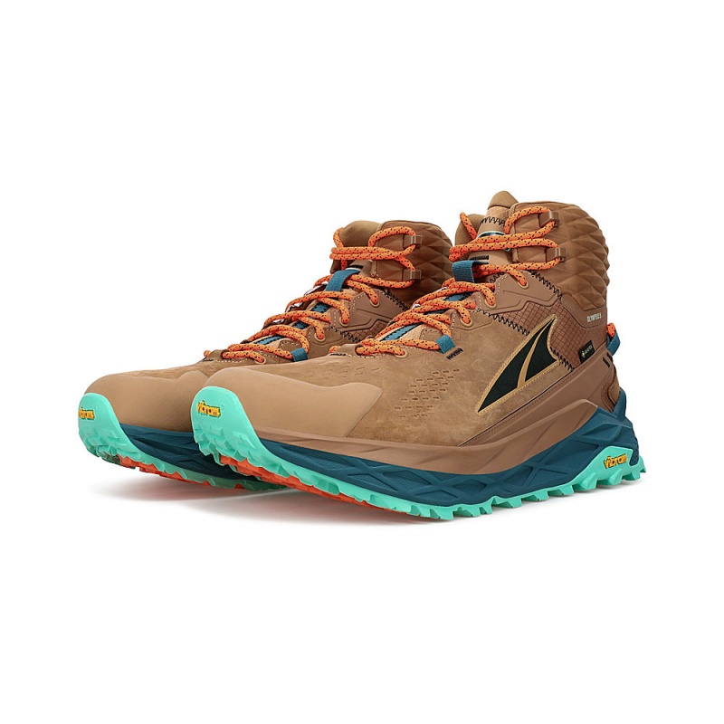 Altra OLYMPUS 5 HIKE MID GTX Miesten Vaellussaappaat Ruskea | Suomi AL7456P37